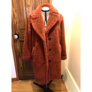 GAP Burnt Orange Teddy Jacket
